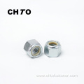 B18.16.6 N5/B zinc plated nylon insert hexagon nut thin type